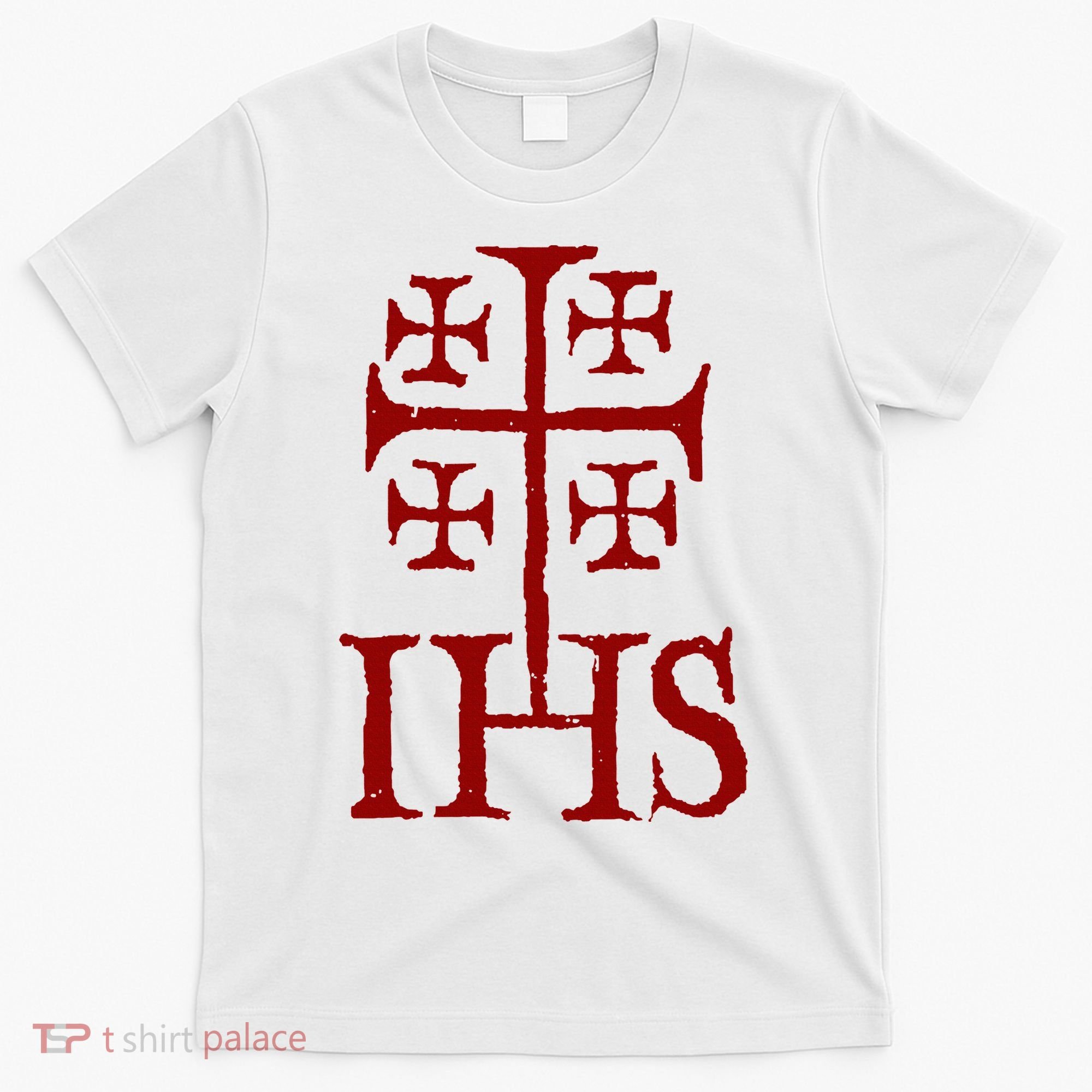 Jerusalem Cross Ihs Knights Templar T-Shirt