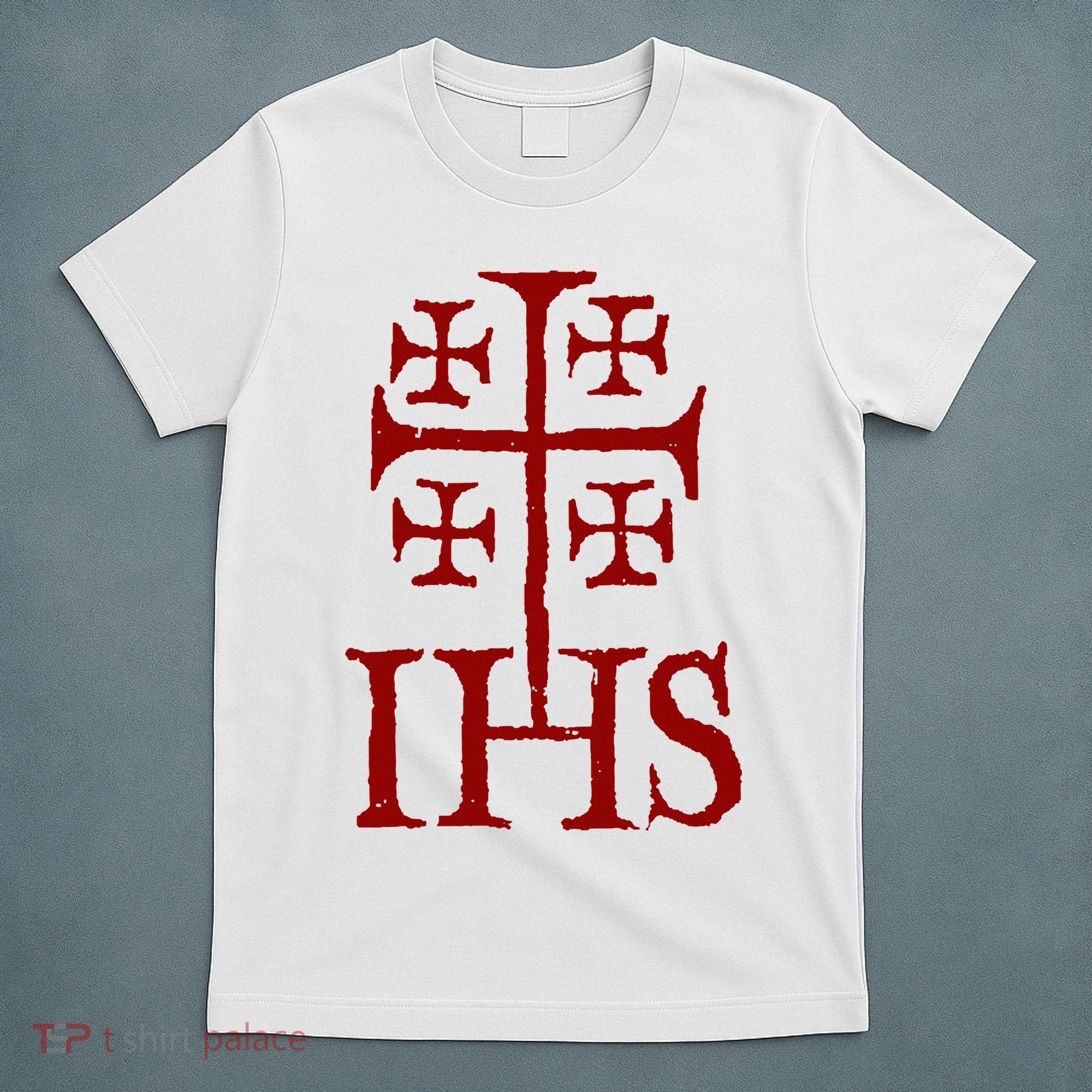 Jerusalem Cross Ihs Knights Templar T-Shirt