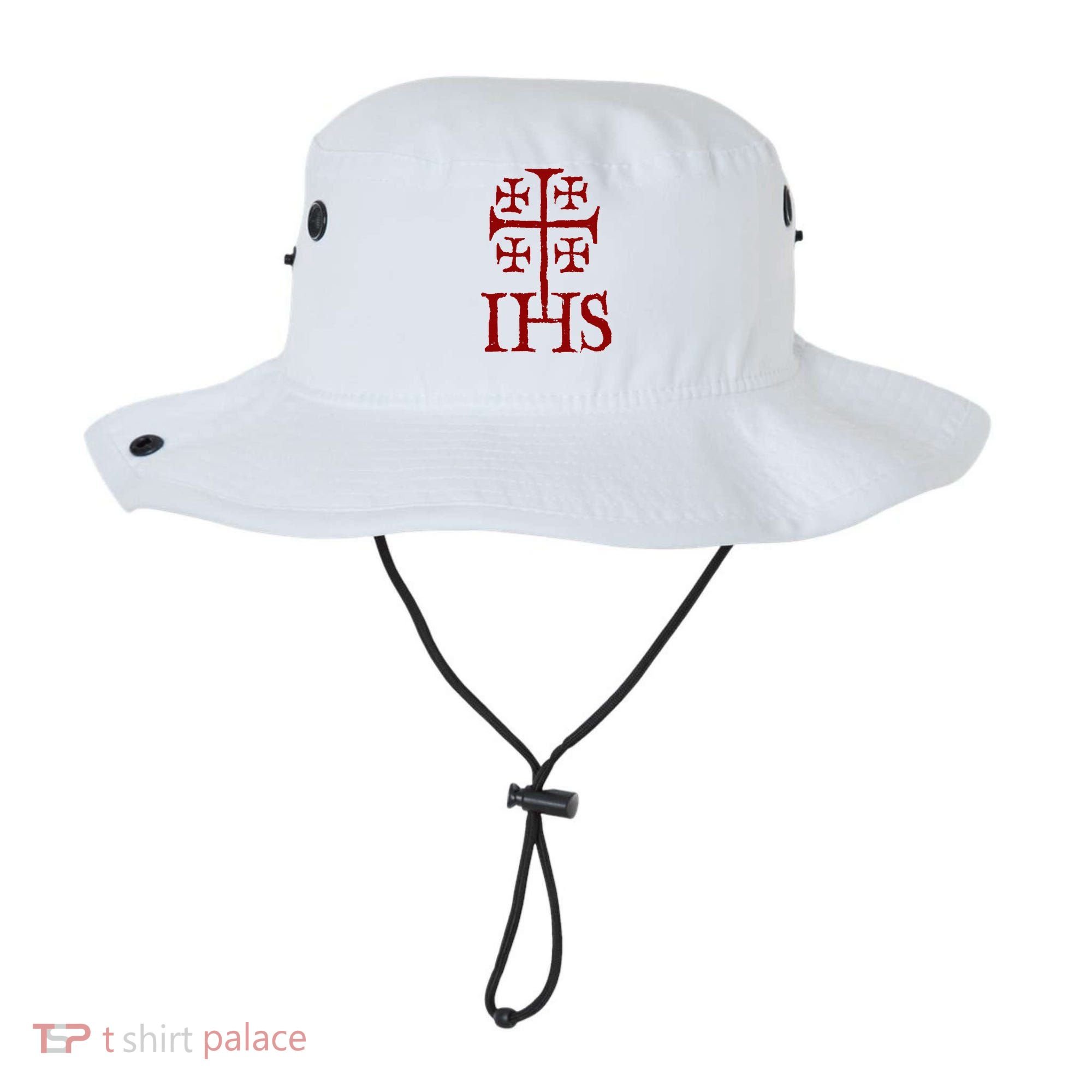 Jerusalem Cross Ihs Knights Templar Bucket Hat