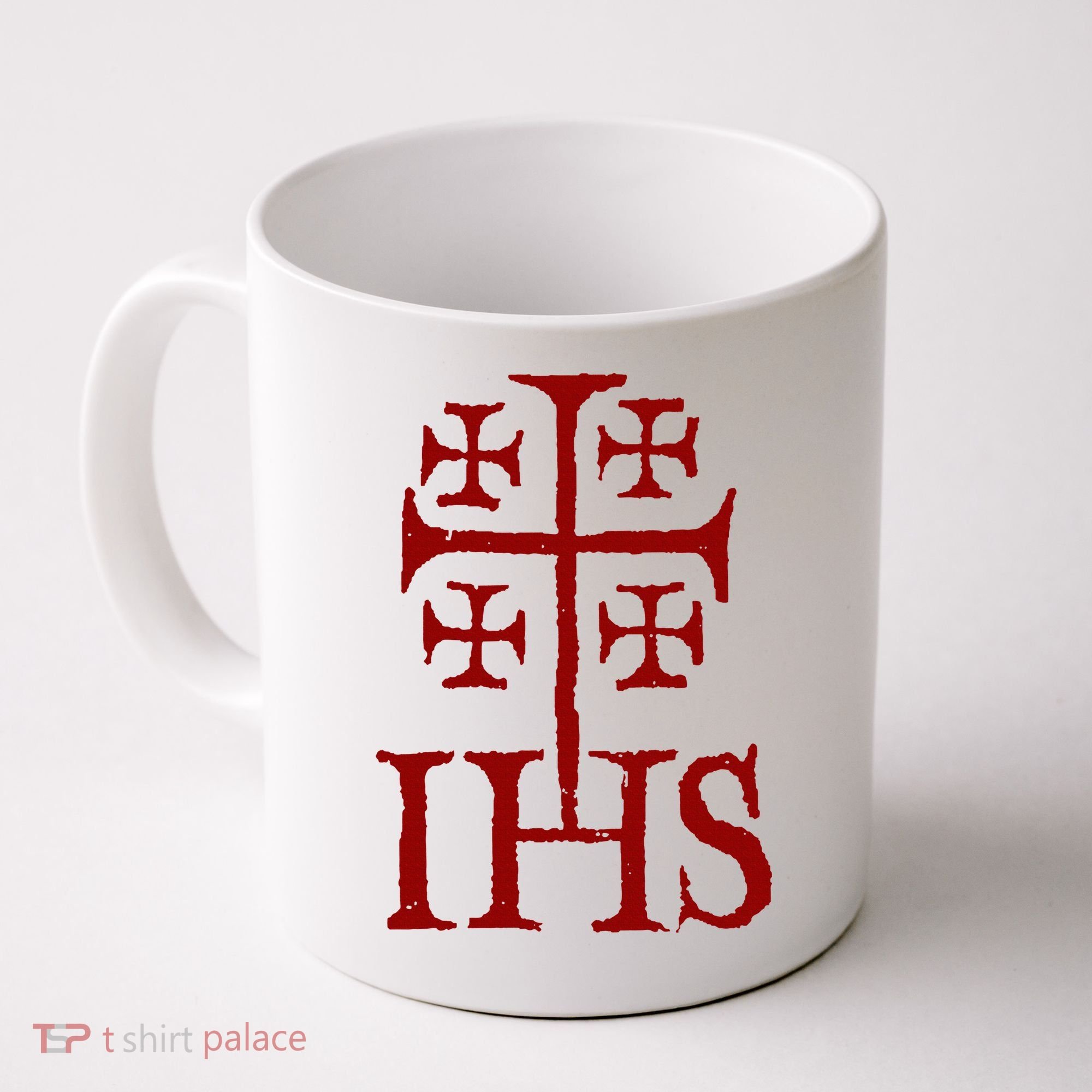 Jerusalem Cross Ihs Knights Templar Coffee Mug