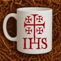 Jerusalem Cross Ihs Knights Templar Coffee Mug thumb 2