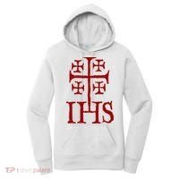 Jerusalem Cross Ihs Knights Templar Women's Hoodie thumb 0