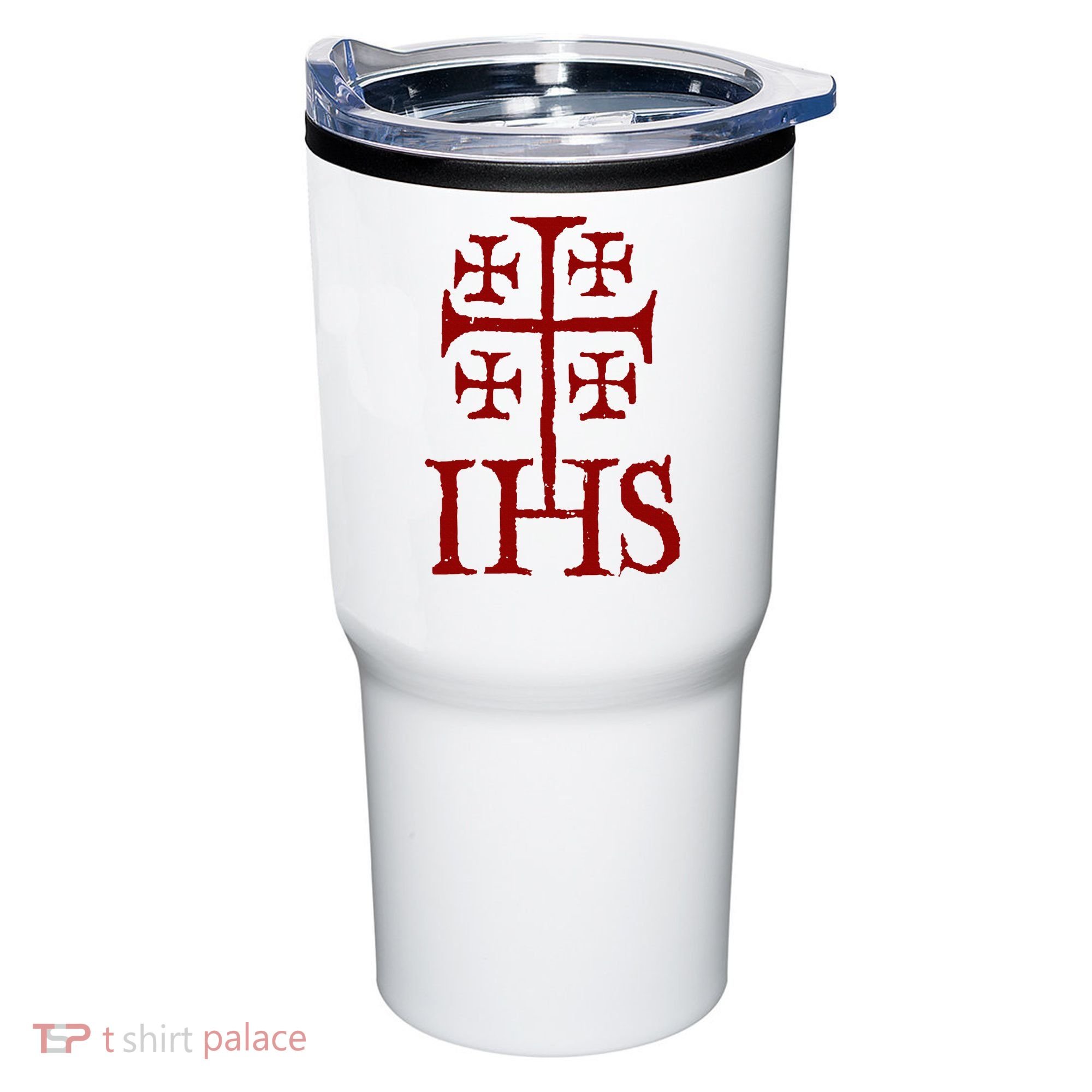 Jerusalem Cross Ihs Knights Templar Tumbler