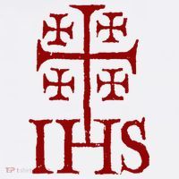 Jerusalem Cross Ihs Knights Templar Ornament thumb 1