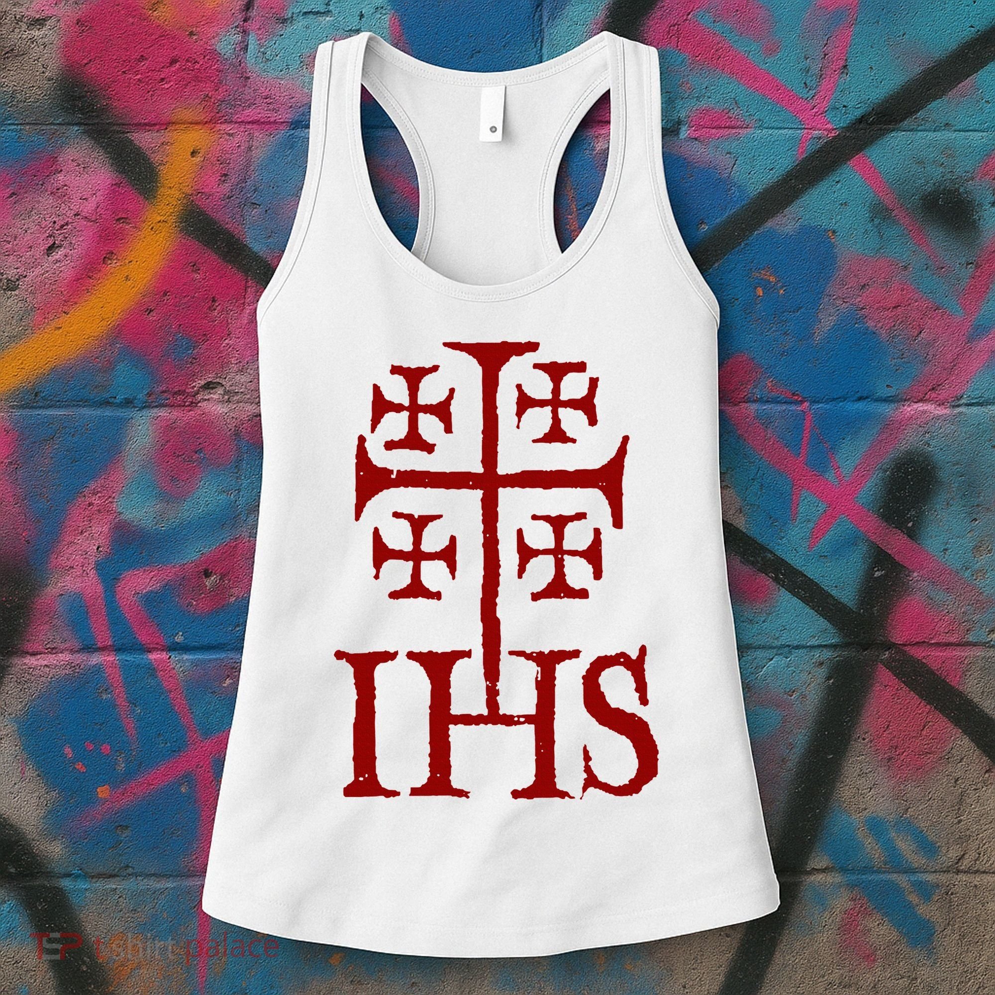 Jerusalem Cross Ihs Knights Templar Women's Tank Top