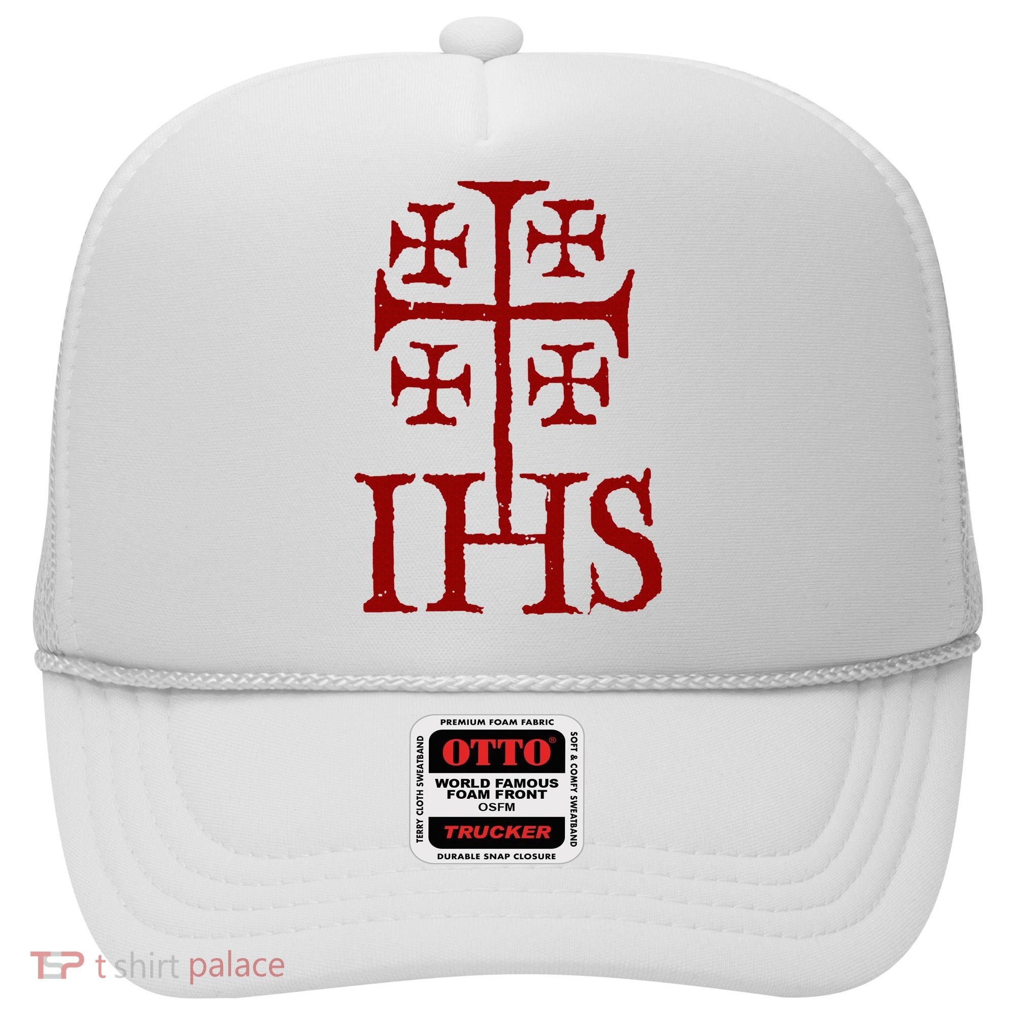 Jerusalem Cross Ihs Knights Templar Hat