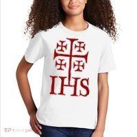 Jerusalem Cross Ihs Knights Templar Kids T-Shirt thumb 2