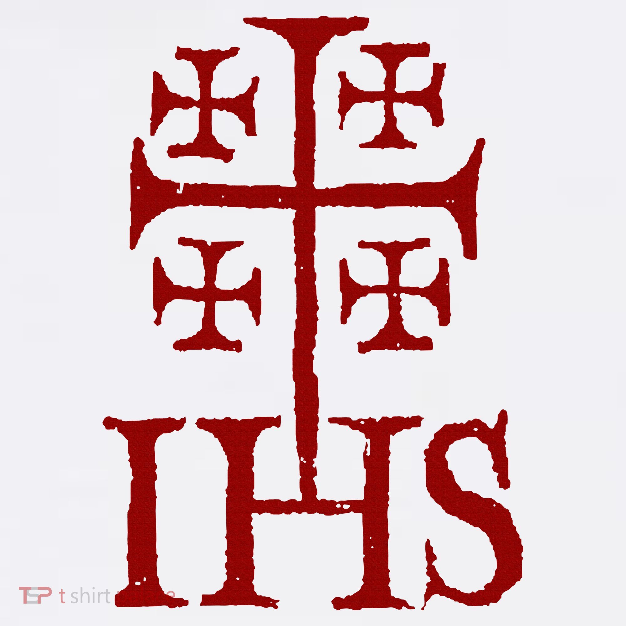 Jerusalem Cross Ihs Knights Templar Kids T-Shirt