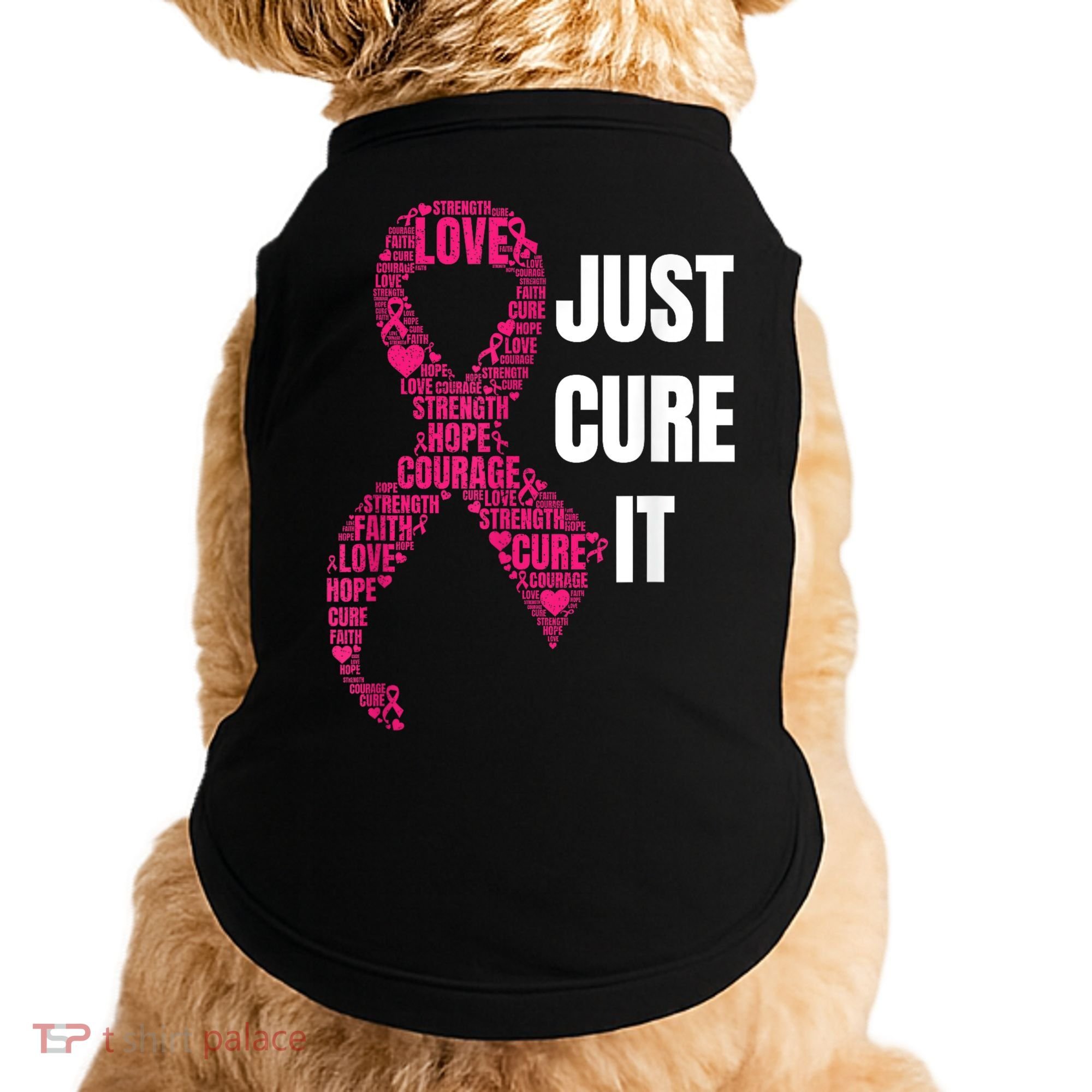 Just Cure It Breast Cancer Awareness Doggie Tank
