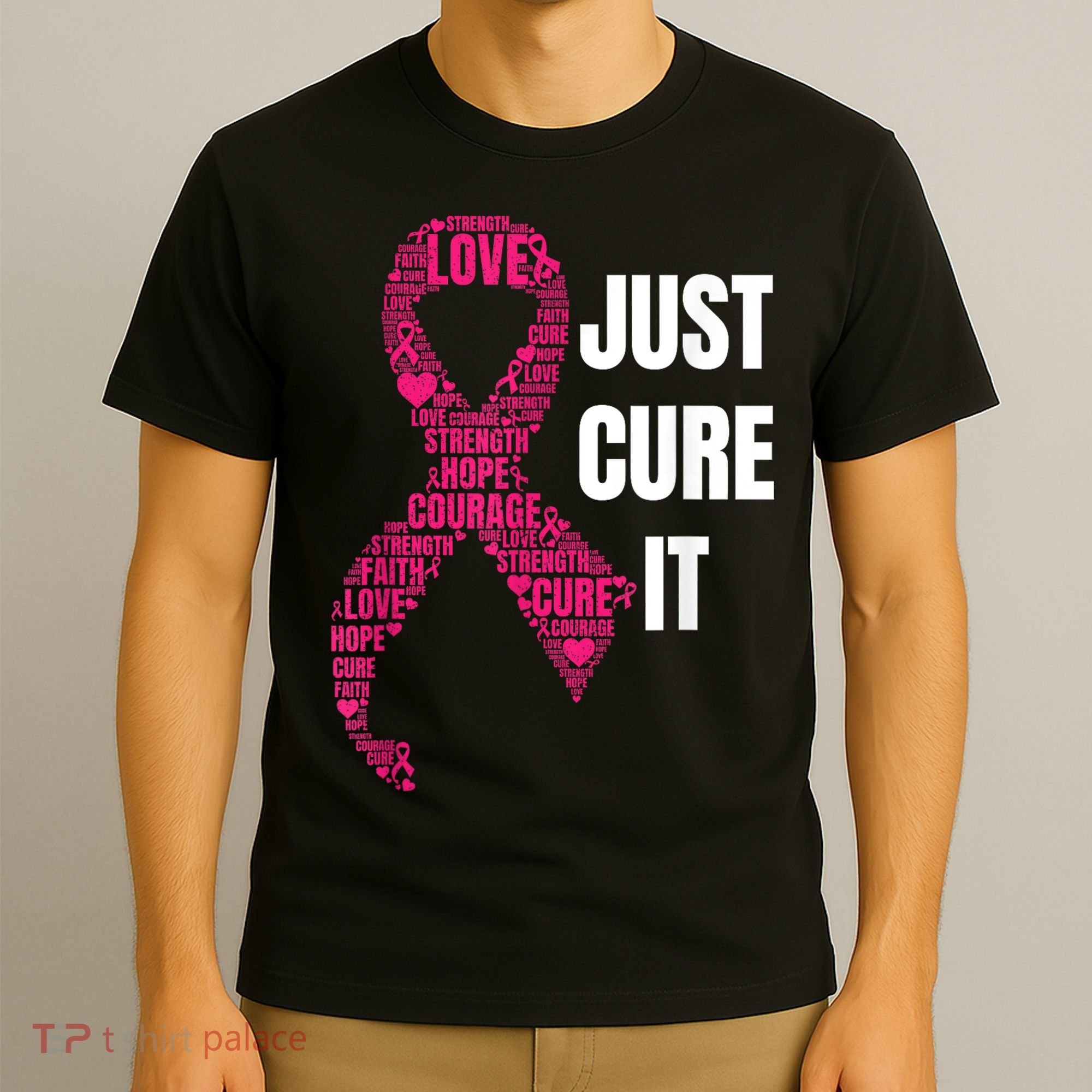 Just Cure It Breast Cancer Awareness T-Shirt