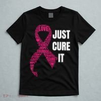 Just Cure It Breast Cancer Awareness T-Shirt thumb 5