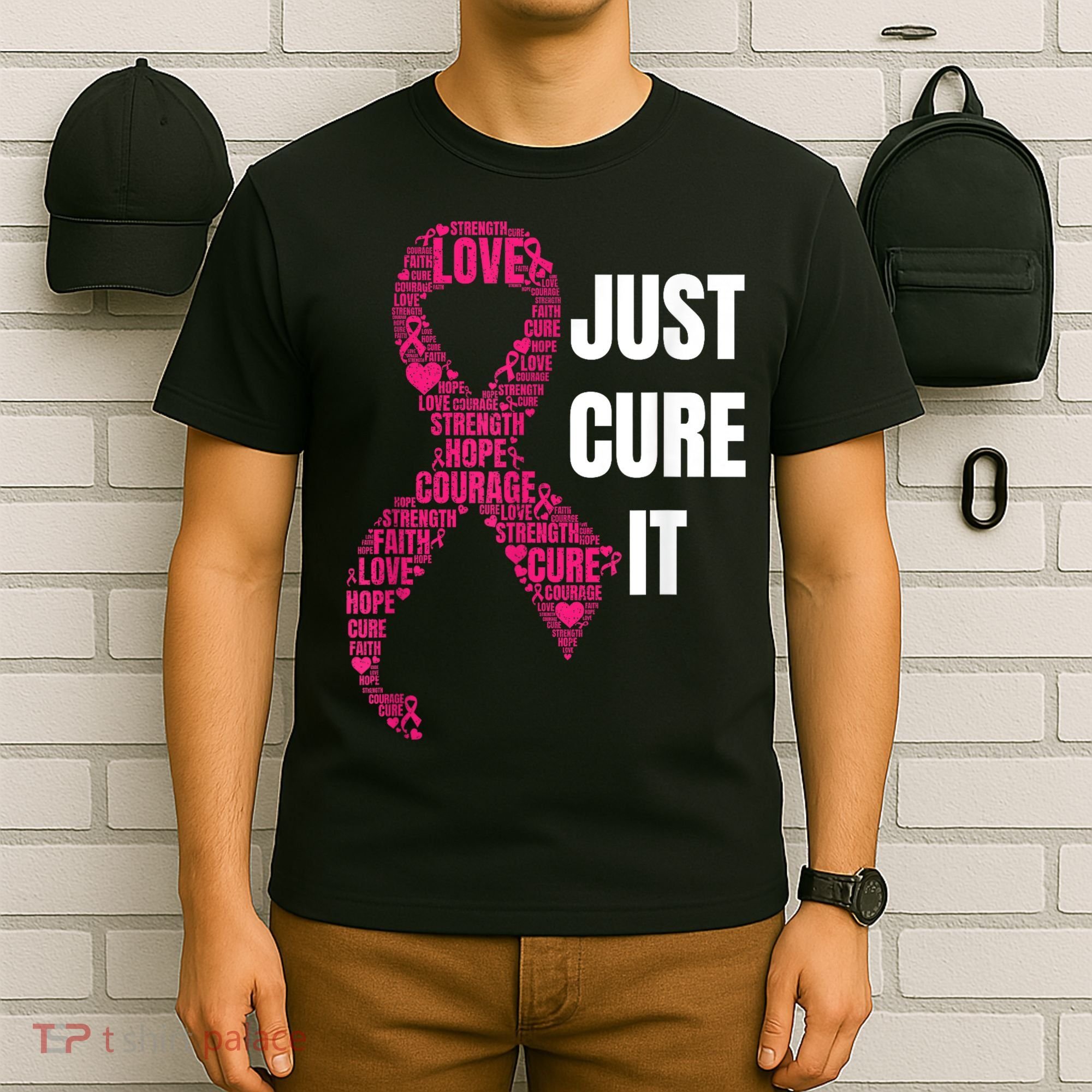Just Cure It Breast Cancer Awareness T-Shirt