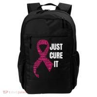 Just Cure It Breast Cancer Awareness Backpack thumb 0