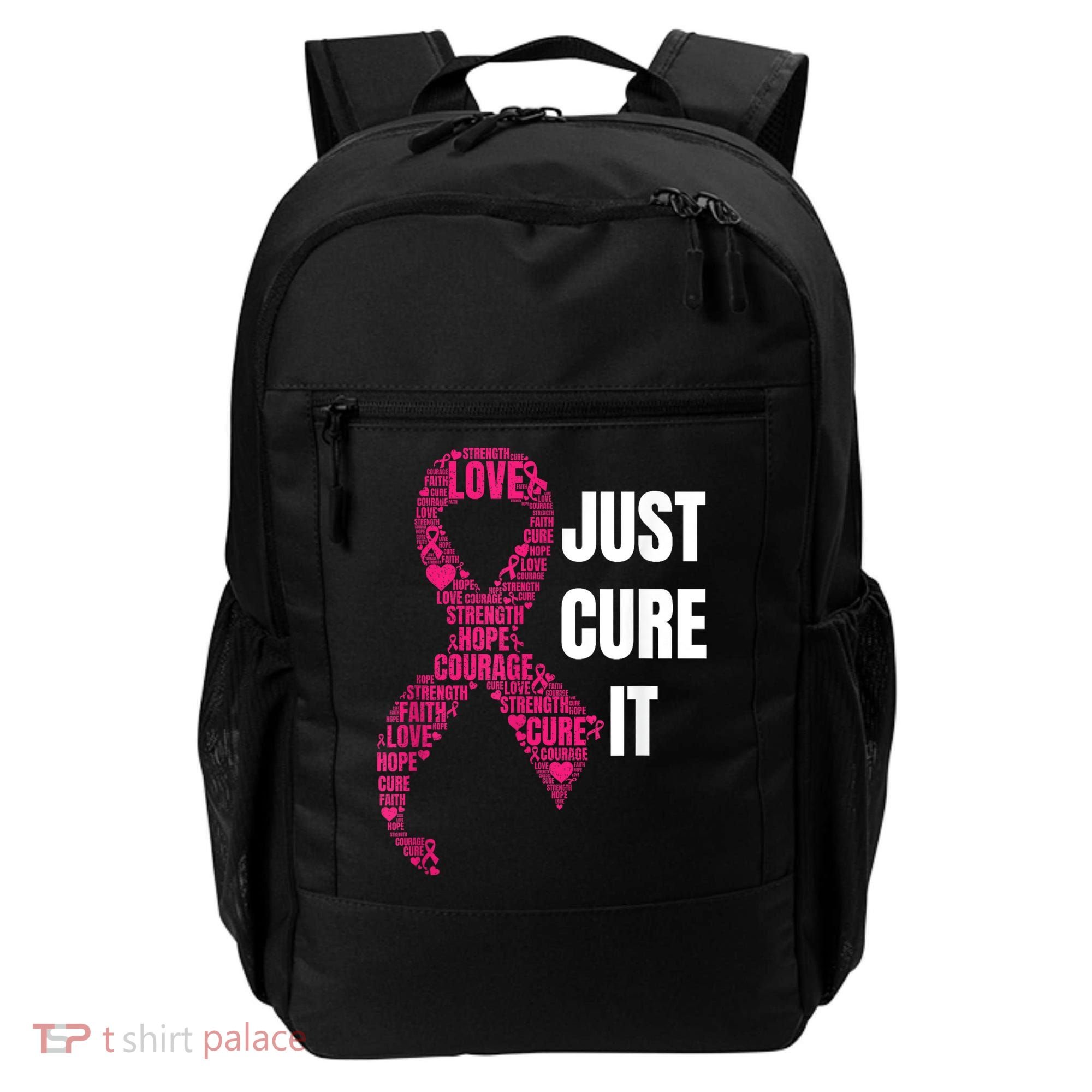 Just Cure It Breast Cancer Awareness Backpack