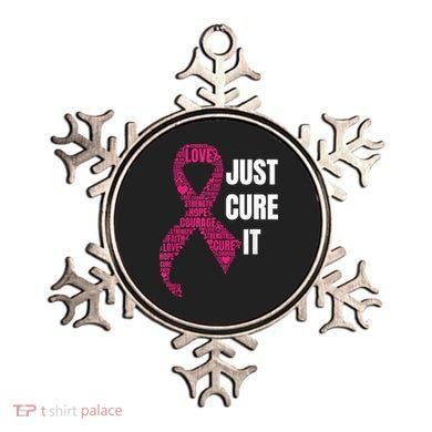 Just Cure It Breast Cancer Awareness Ornament