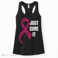 Just Cure It Breast Cancer Awareness Women's Tank Top thumb 0