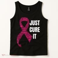Just Cure It Breast Cancer Awareness Tank Top thumb 2