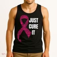 Just Cure It Breast Cancer Awareness Tank Top thumb 3