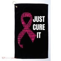 Just Cure It Breast Cancer Awareness Golf Towel thumb 0