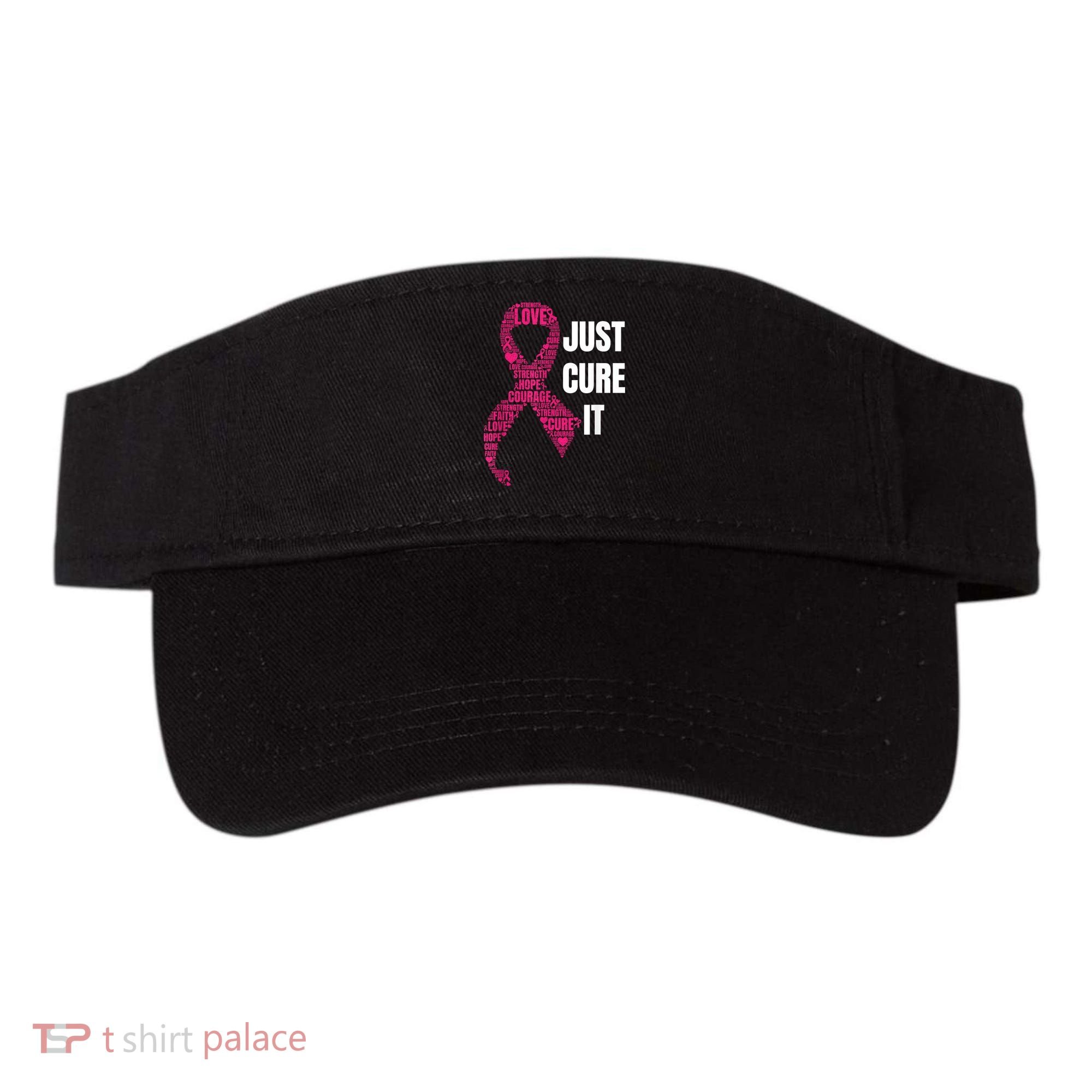 Just Cure It Breast Cancer Awareness Visor