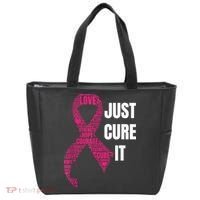 Just Cure It Breast Cancer Awareness Tote Bag thumb 0