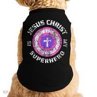 Jesus Christ Is My Superhero Jesus 5t 4t Doggie Tank thumb 0