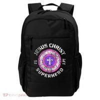 Jesus Christ Is My Superhero Jesus 5t 4t Backpack thumb 0