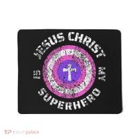 Jesus Christ Is My Superhero Jesus 5t 4t Mousepad thumb 0