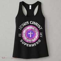 Jesus Christ Is My Superhero Jesus 5t 4t Women's Tank Top thumb 3