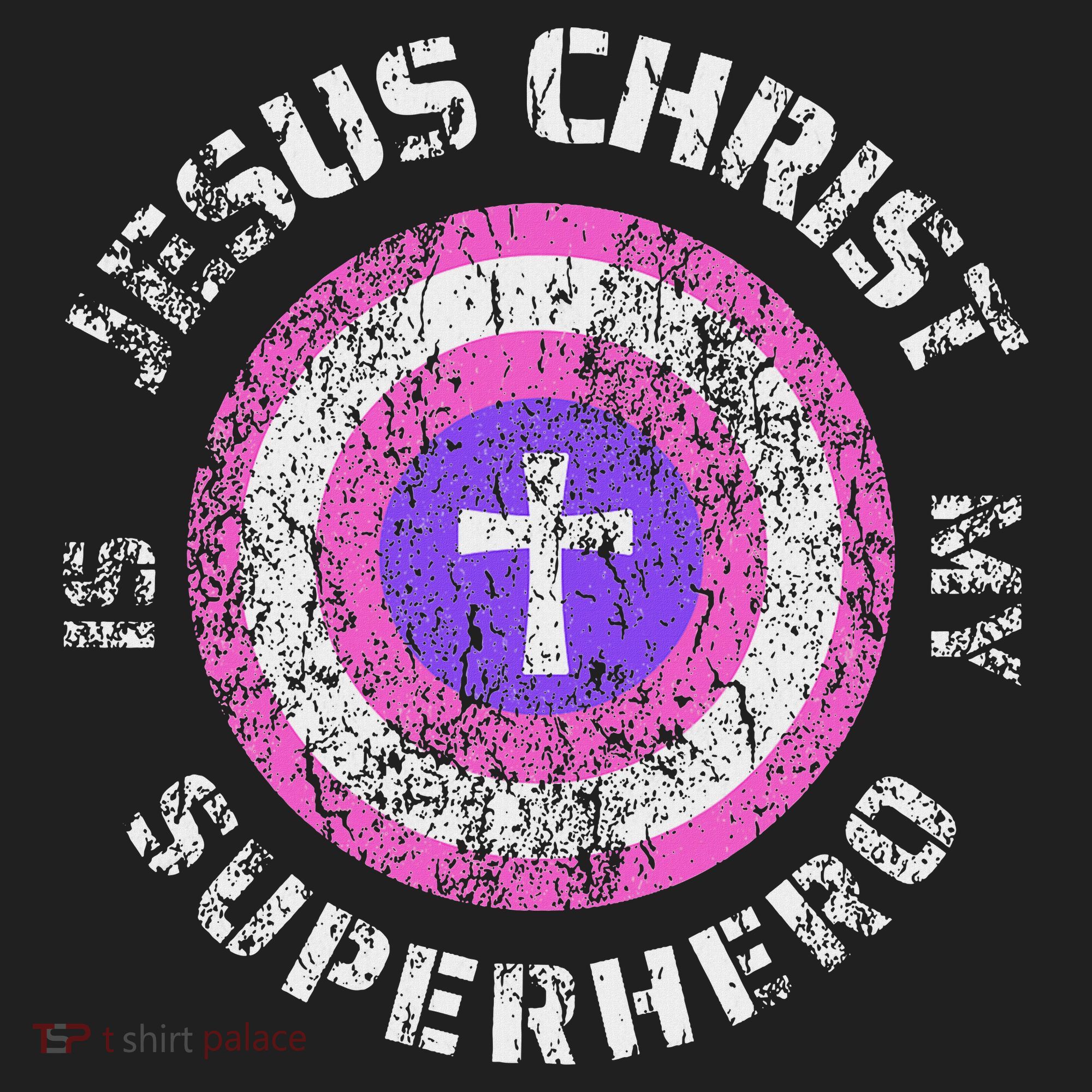 Jesus Christ Is My Superhero Jesus 5t 4t Golf Towel