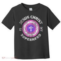 Jesus Christ Is My Superhero Jesus 5t 4t Toddler T-Shirt thumb 0