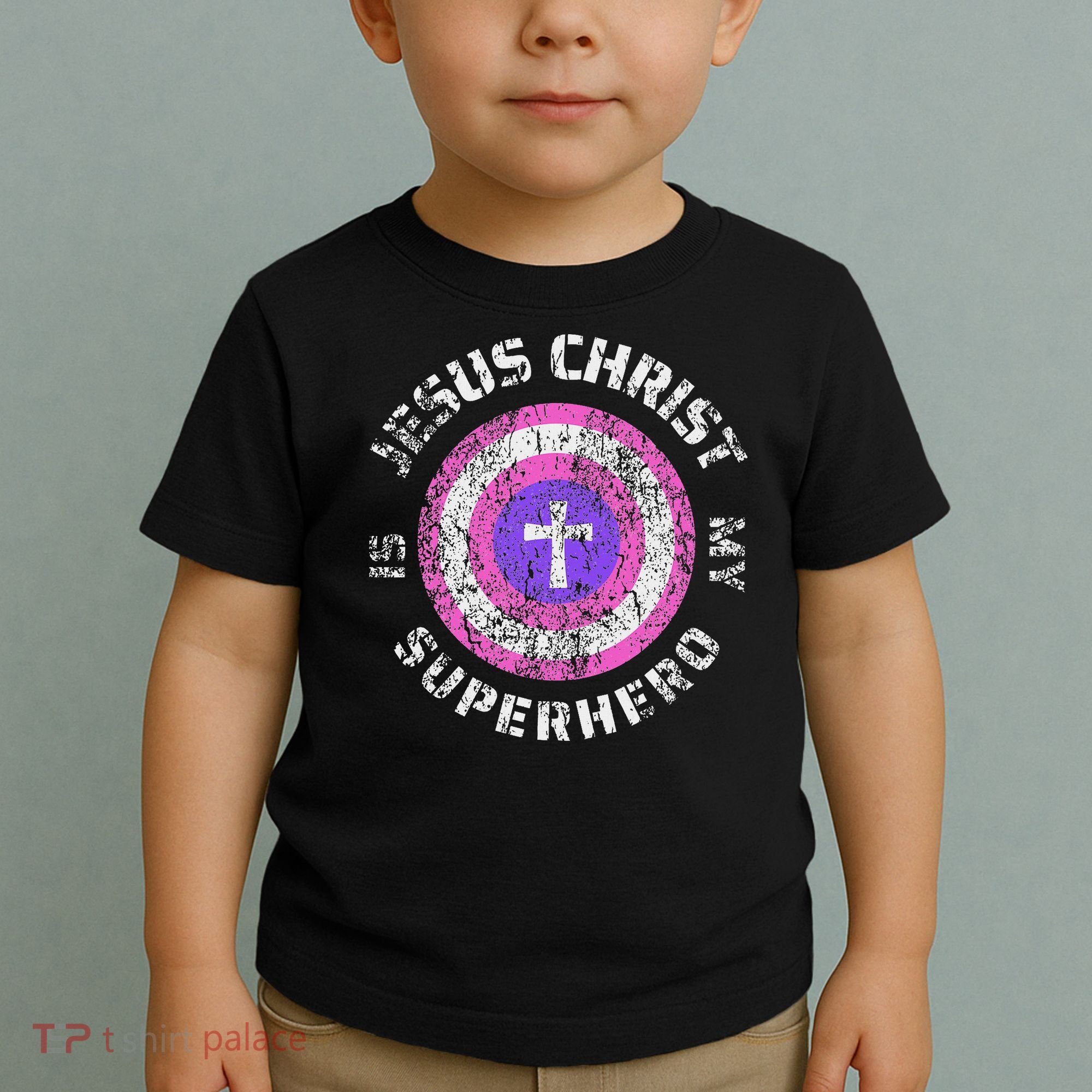 Jesus Christ Is My Superhero Jesus 5t 4t Toddler T-Shirt