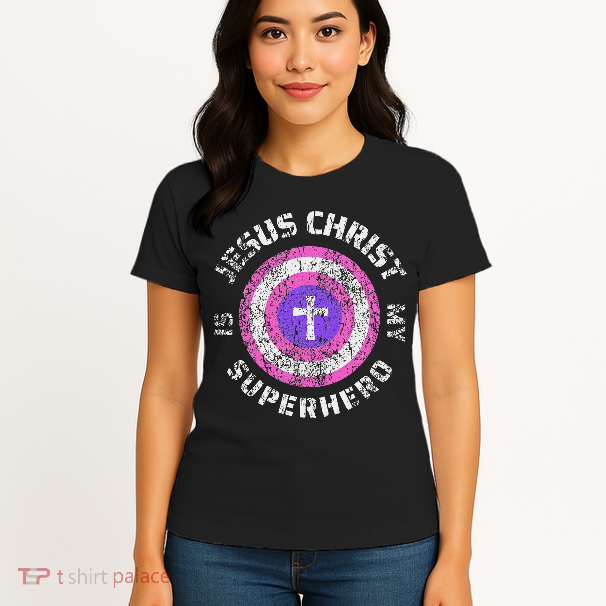 Jesus Christ Is My Superhero Jesus 5t 4t Women's T-Shirt