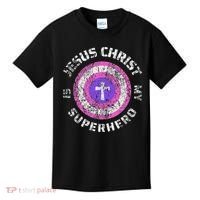 Jesus Christ Is My Superhero Jesus 5t 4t Kids T-Shirt thumb 0