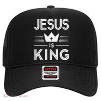 Jesus Christ Is King Christian God Son Hat thumb 0