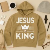 Jesus Christ Is King Christian God Son Hoodie thumb 3