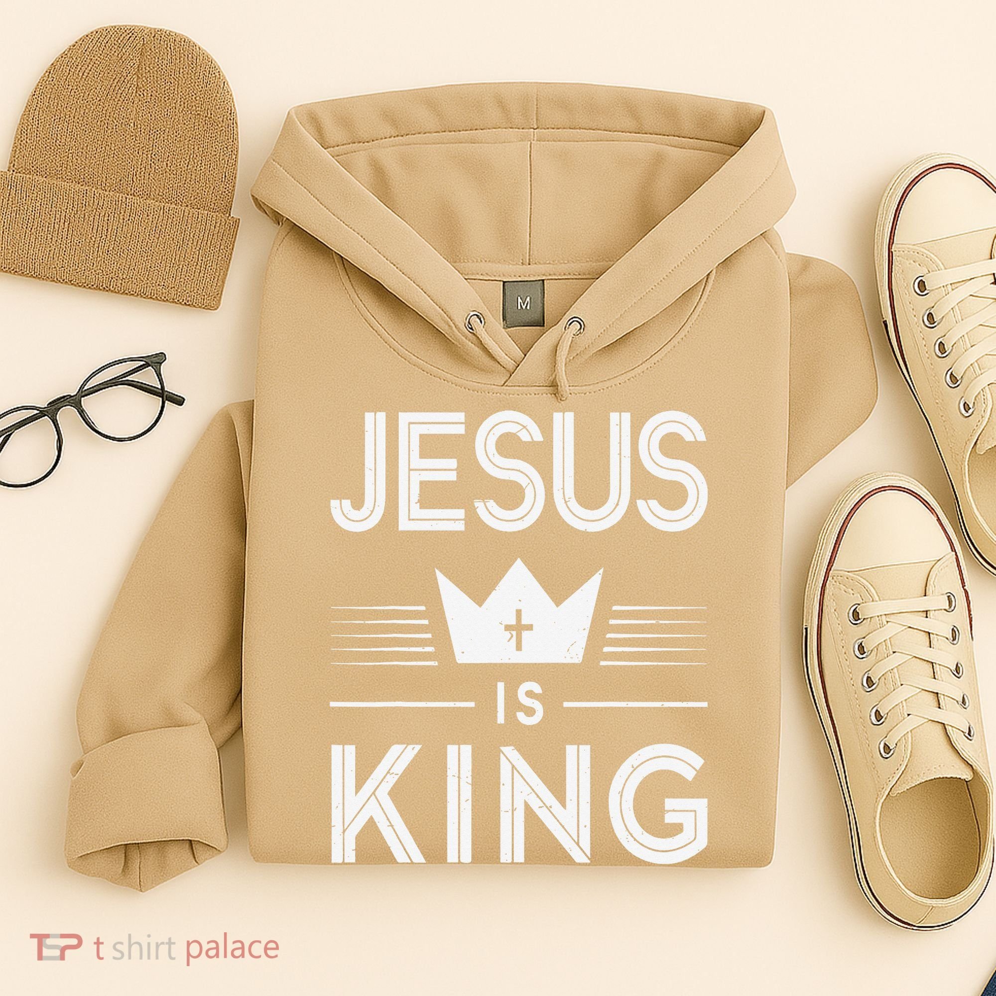 Jesus Christ Is King Christian God Son Hoodie