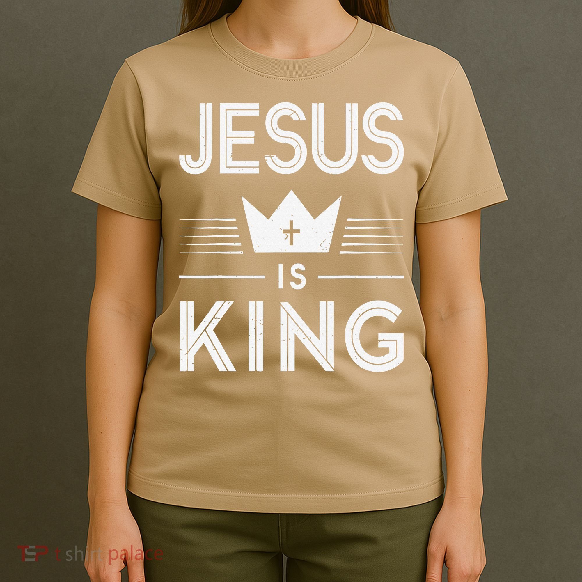 Jesus Christ Is King Christian God Son T-Shirt