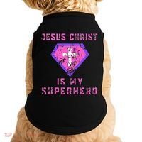 Jesus Christ Is My Superhero Jesus Doggie Tank thumb 0