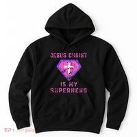 Jesus Christ Is My Superhero Jesus Hoodie thumb 0