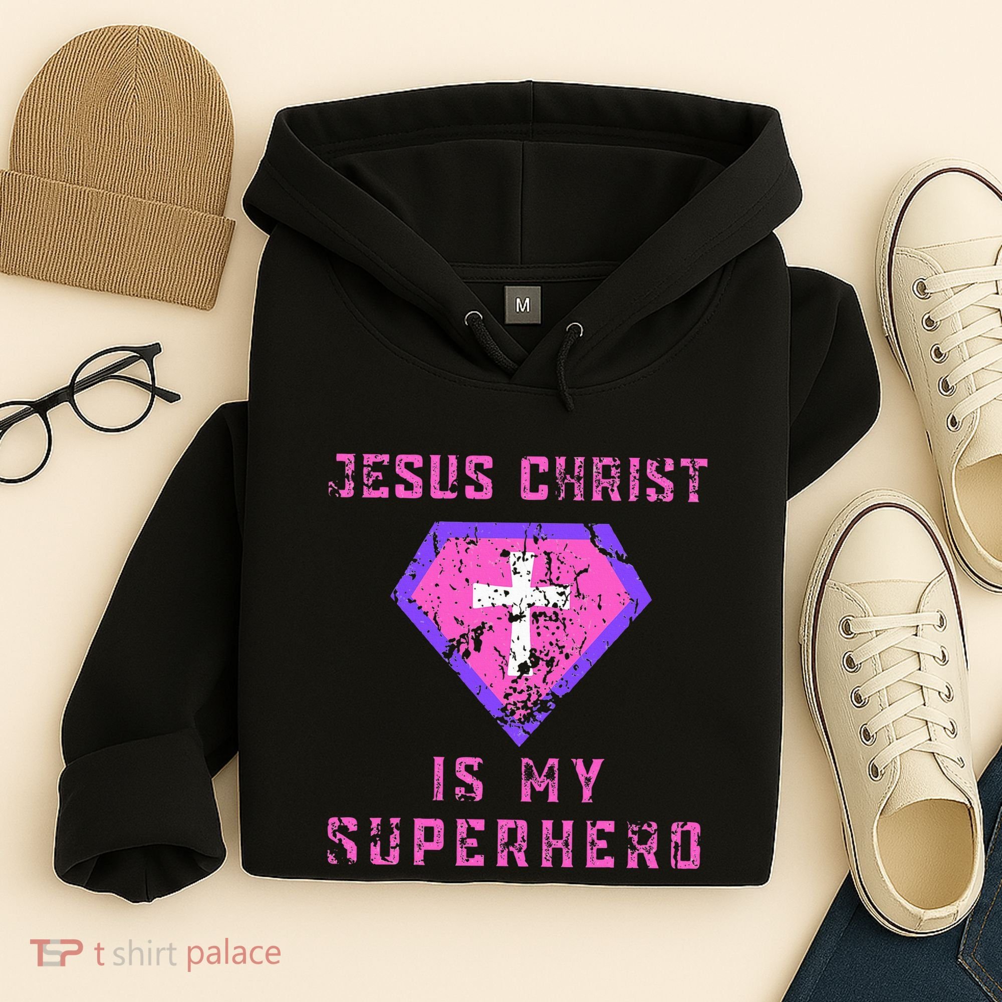 Jesus Christ Is My Superhero Jesus Hoodie