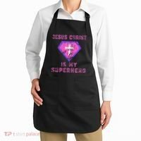 Jesus Christ Is My Superhero Jesus Apron thumb 2