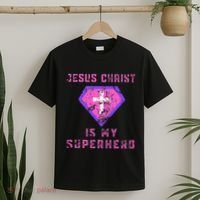 Jesus Christ Is My Superhero Jesus T-Shirt thumb 2