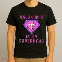 Jesus Christ Is My Superhero Jesus T-Shirt thumb 3
