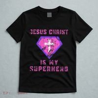 Jesus Christ Is My Superhero Jesus T-Shirt thumb 5