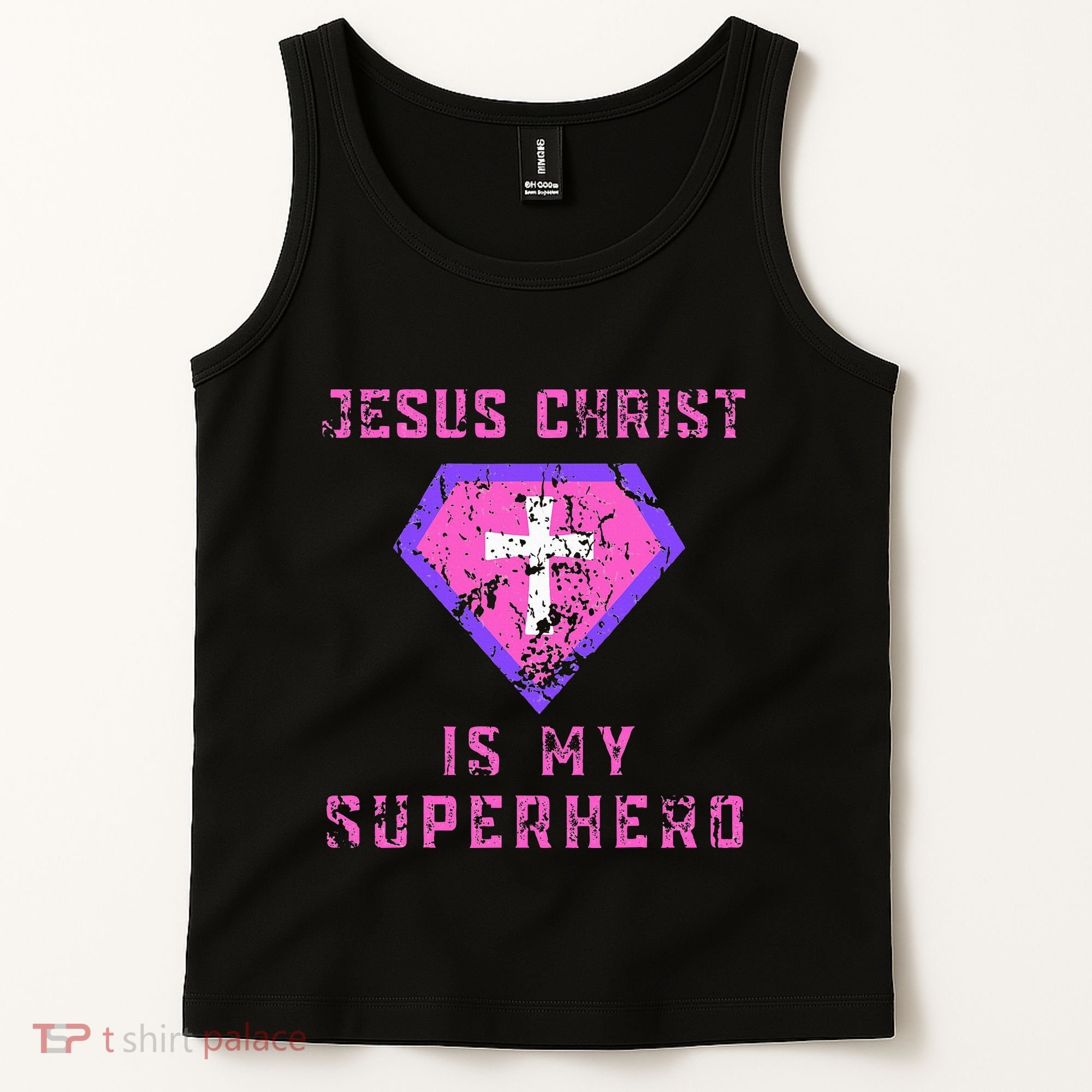 Jesus Christ Is My Superhero Jesus Tank Top