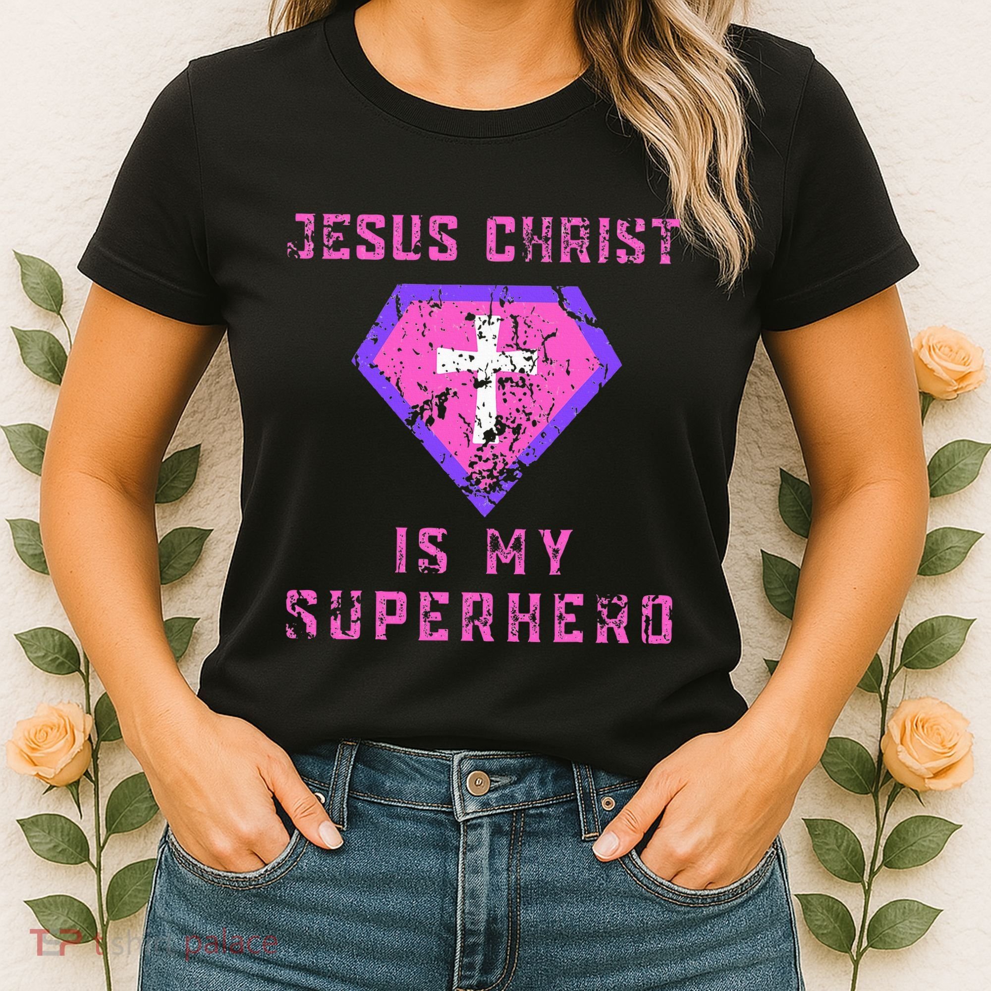 Jesus Christ Is My Superhero Jesus Women's T-Shirt