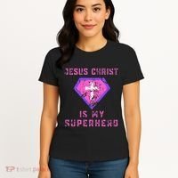 Jesus Christ Is My Superhero Jesus Women's T-Shirt thumb 4