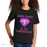 Jesus Christ Is My Superhero Jesus Kids T-Shirt thumb 2