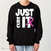 Just Cure It Breast Cancer Ribbon Women's Sweatshirt thumb 0